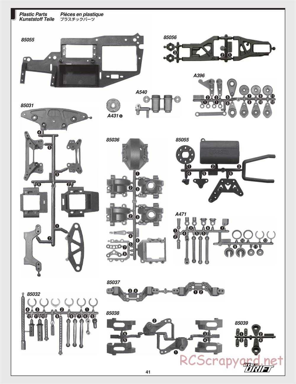 HPI - Nitro RS4 3 Drift - Manual - Page 41