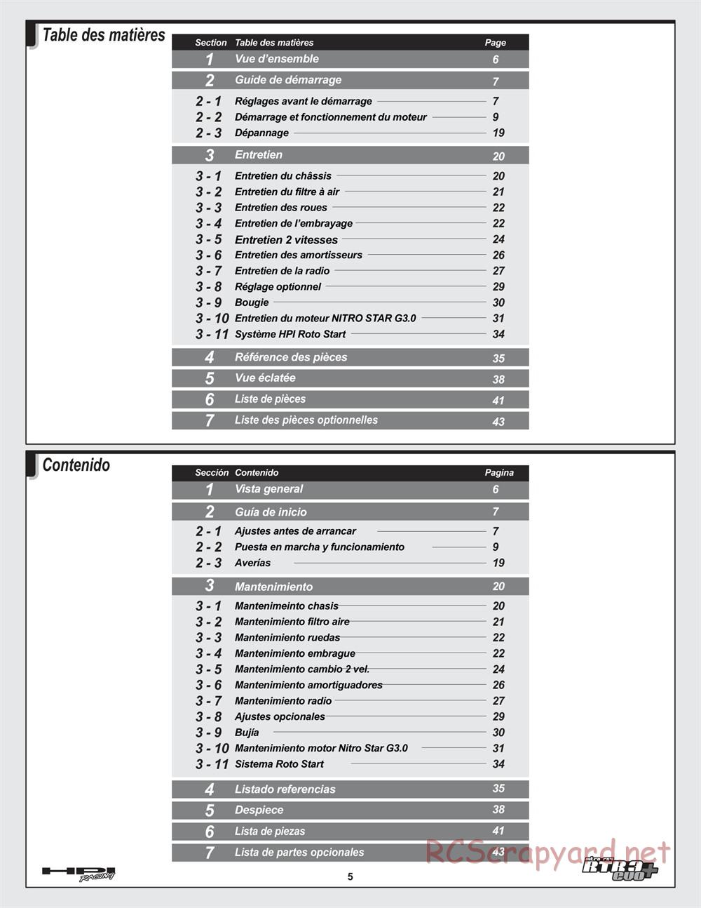 HPI - Nitro RS4 3 Evo+ - Manual - Page 5