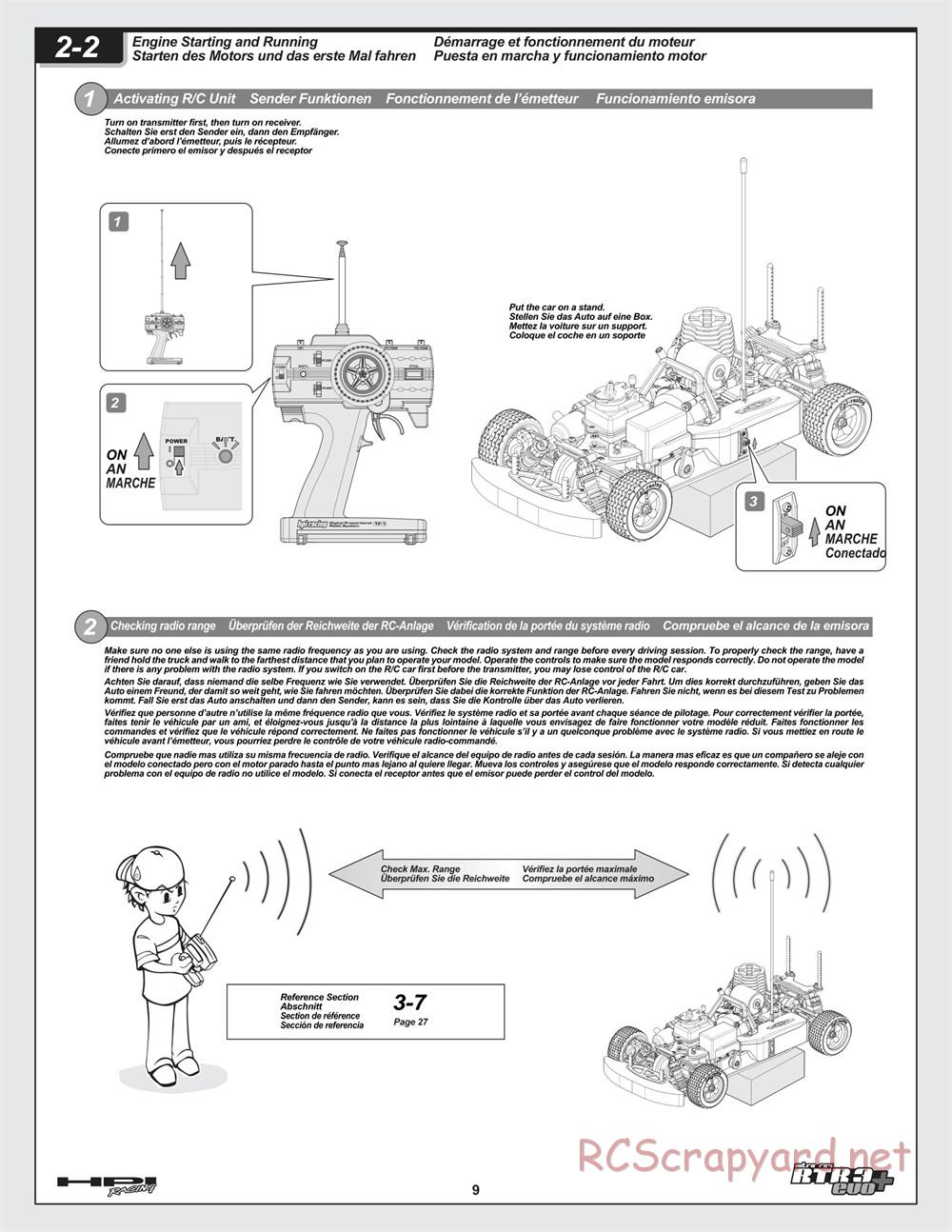HPI - Nitro RS4 3 Evo+ - Manual - Page 9