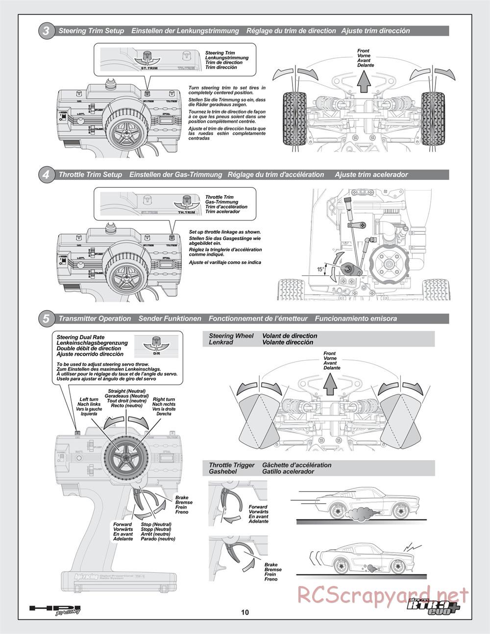 HPI - Nitro RS4 3 Evo+ - Manual - Page 10