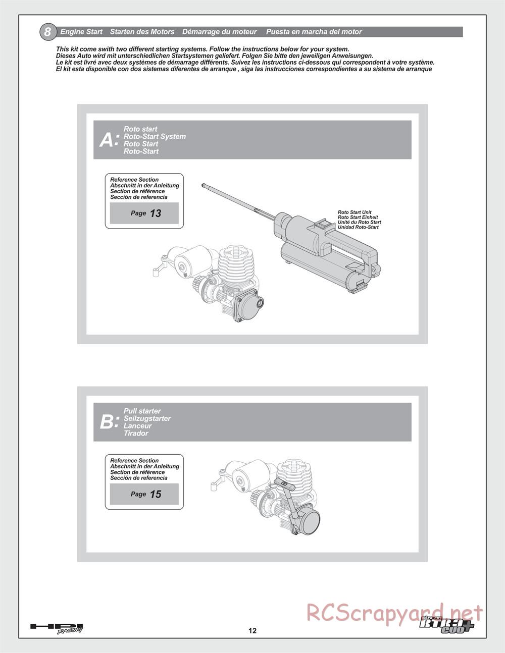 HPI - Nitro RS4 3 Evo+ - Manual - Page 12