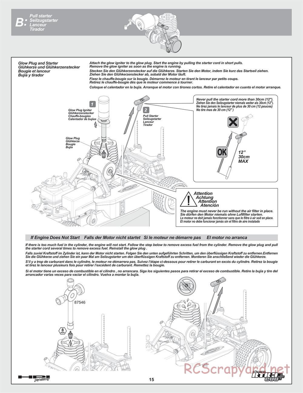 HPI - Nitro RS4 3 Evo+ - Manual - Page 15