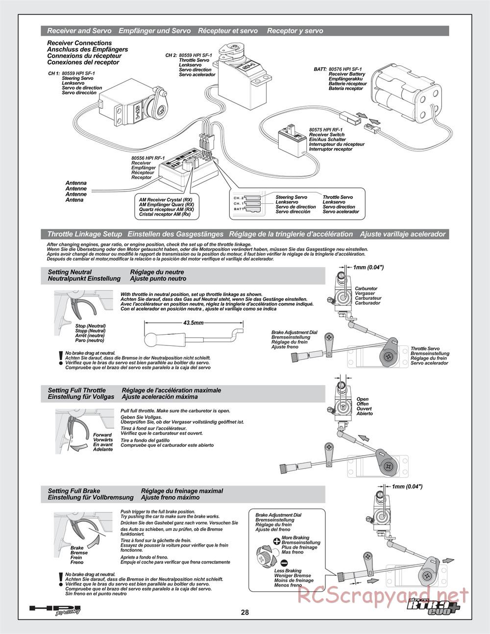 HPI - Nitro RS4 3 Evo+ - Manual - Page 28