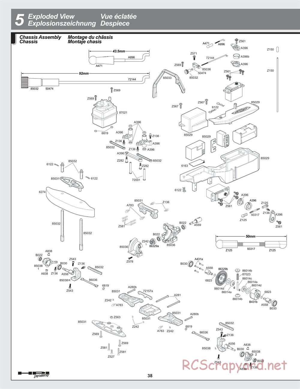 HPI - Nitro RS4 3 Evo+ - Manual - Page 38