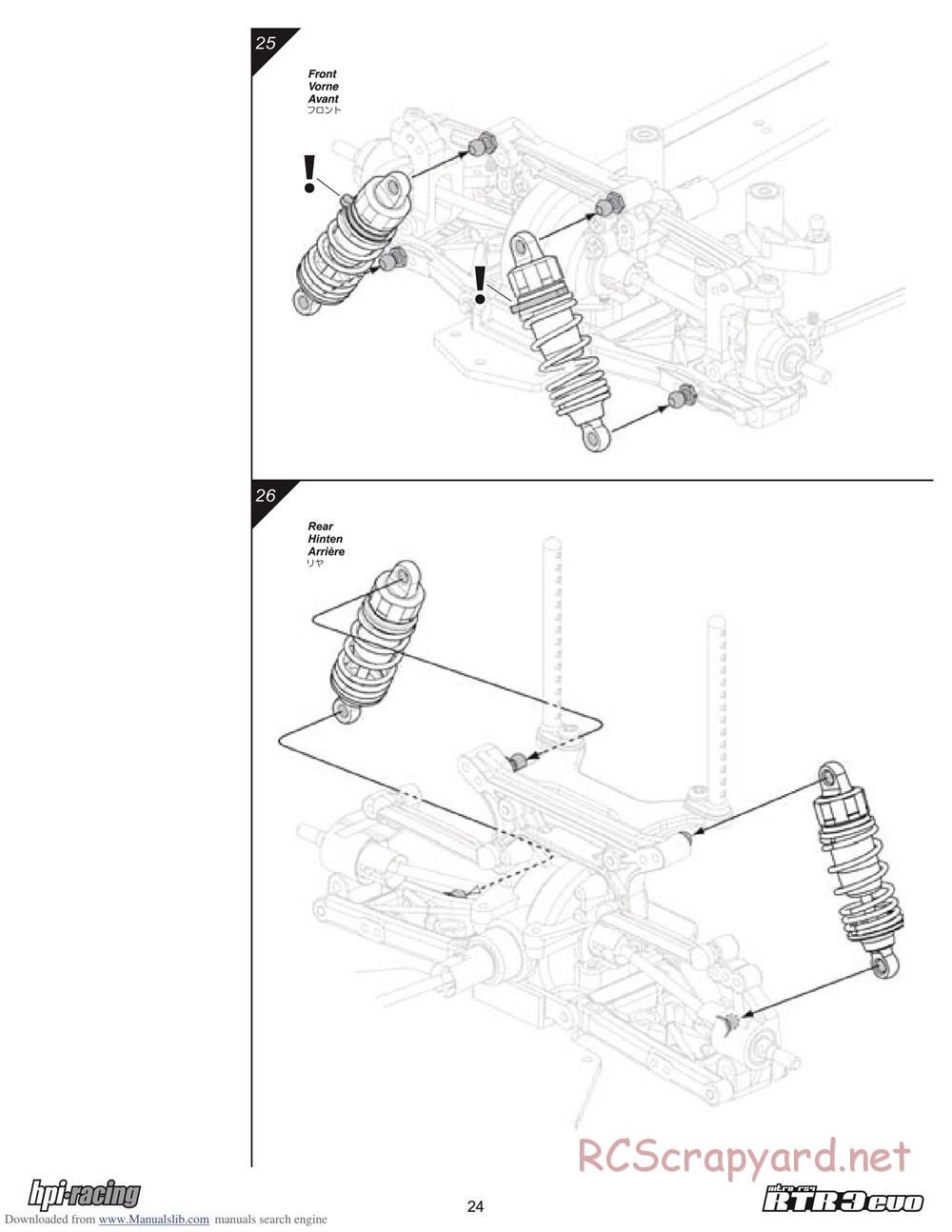 HPI - Nitro RS4 3 Evo - Manual - Page 24