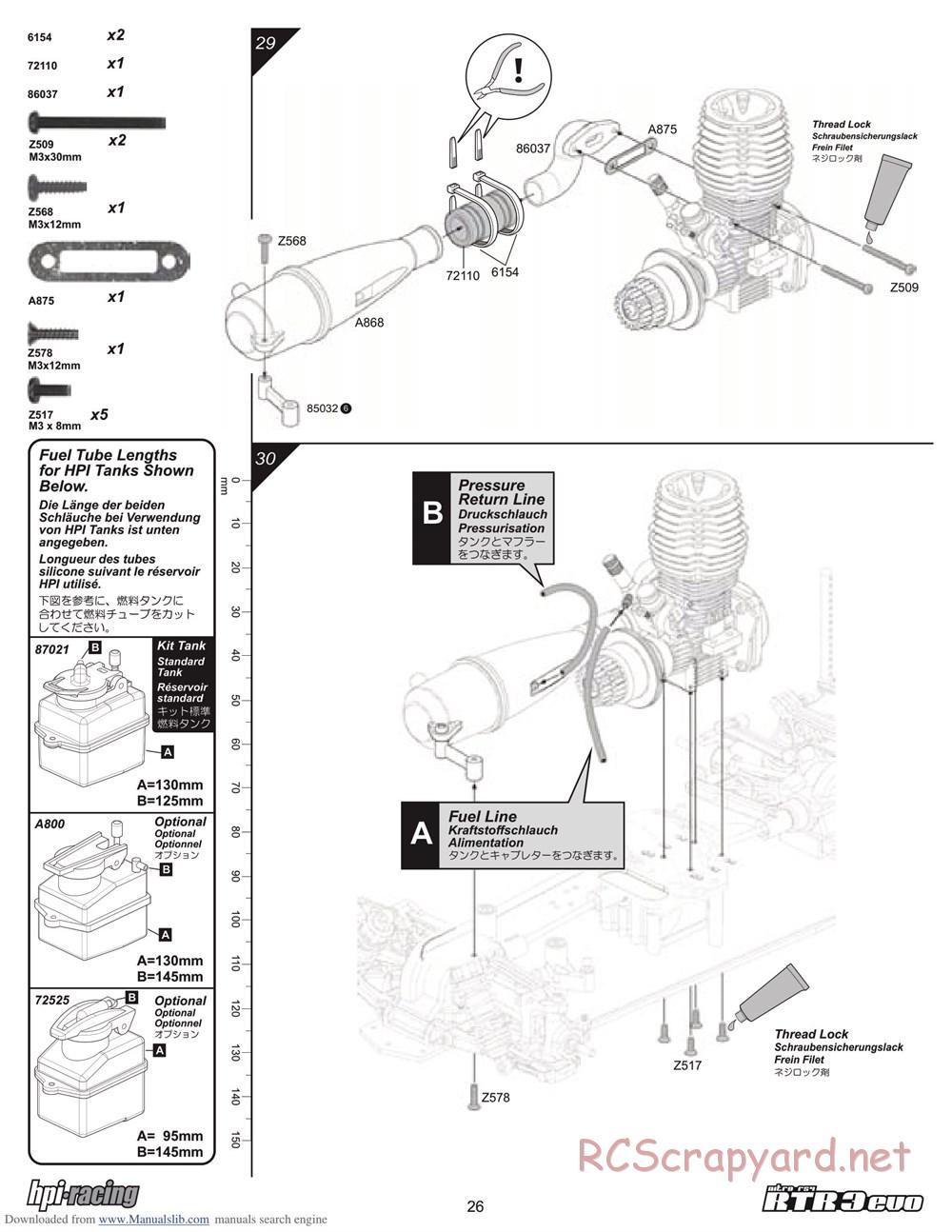 HPI - Nitro RS4 3 Evo - Manual - Page 26