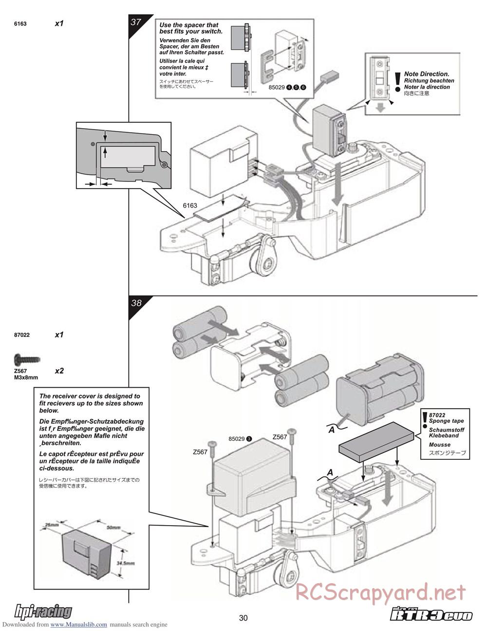 HPI - Nitro RS4 3 Evo - Manual - Page 30