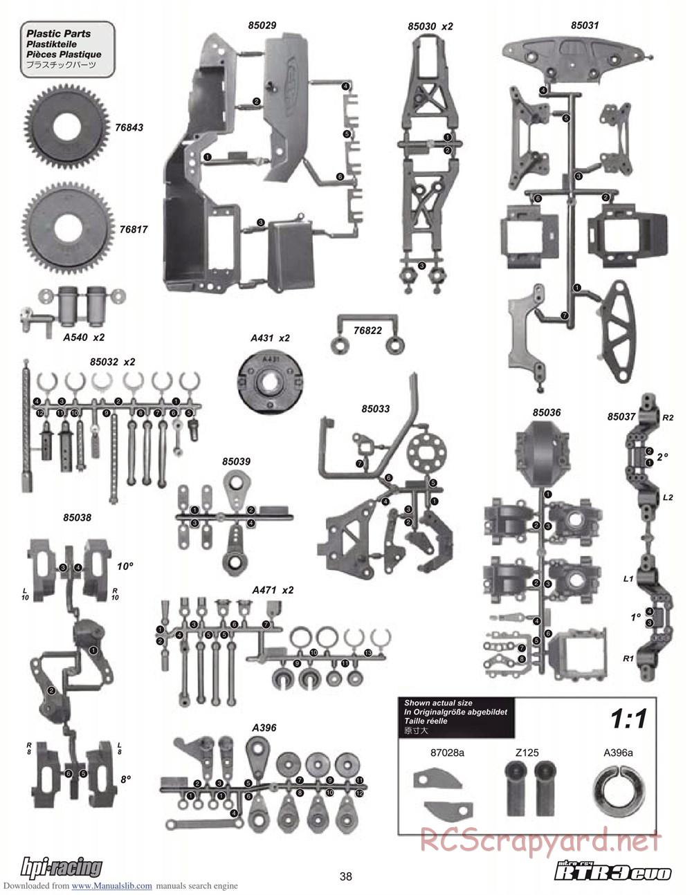 HPI - Nitro RS4 3 Evo - Manual - Page 38