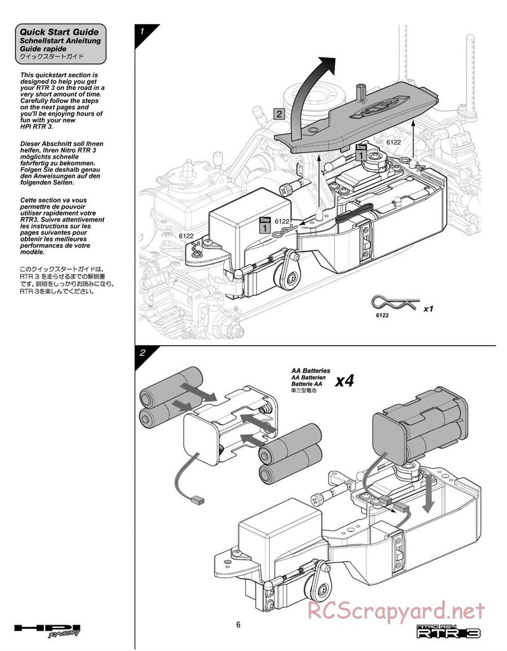 HPI - Nitro RS4 3 - Manual - Page 6