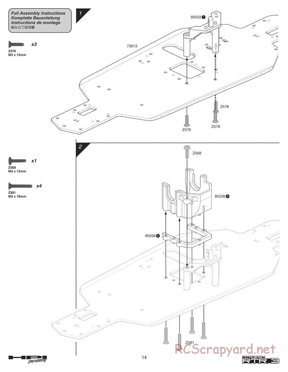 HPI - Nitro RS4 3 - Manual - Page 14