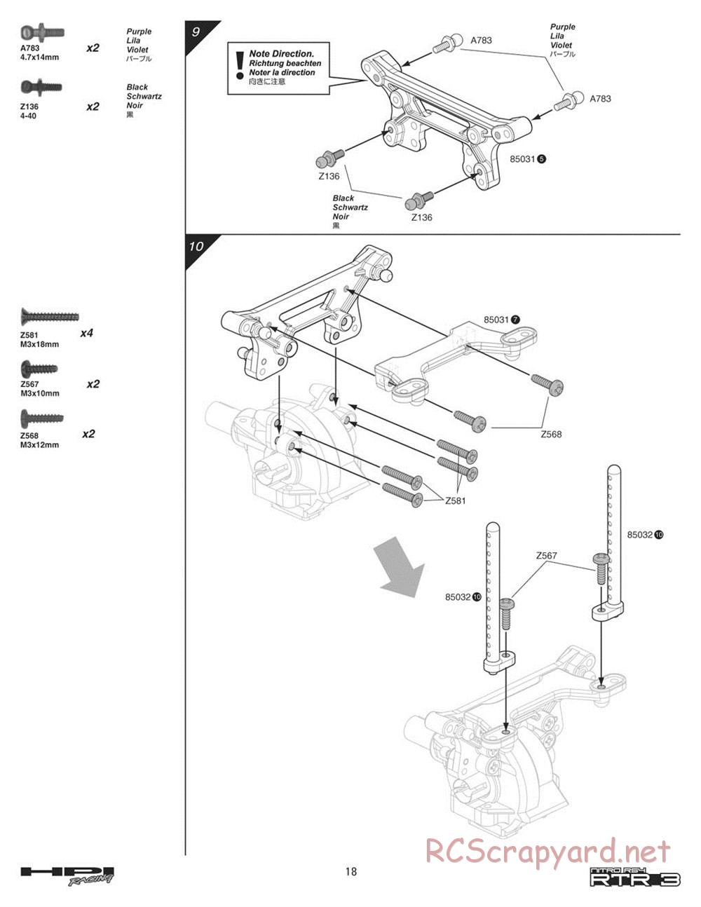 HPI - Nitro RS4 3 - Manual - Page 18