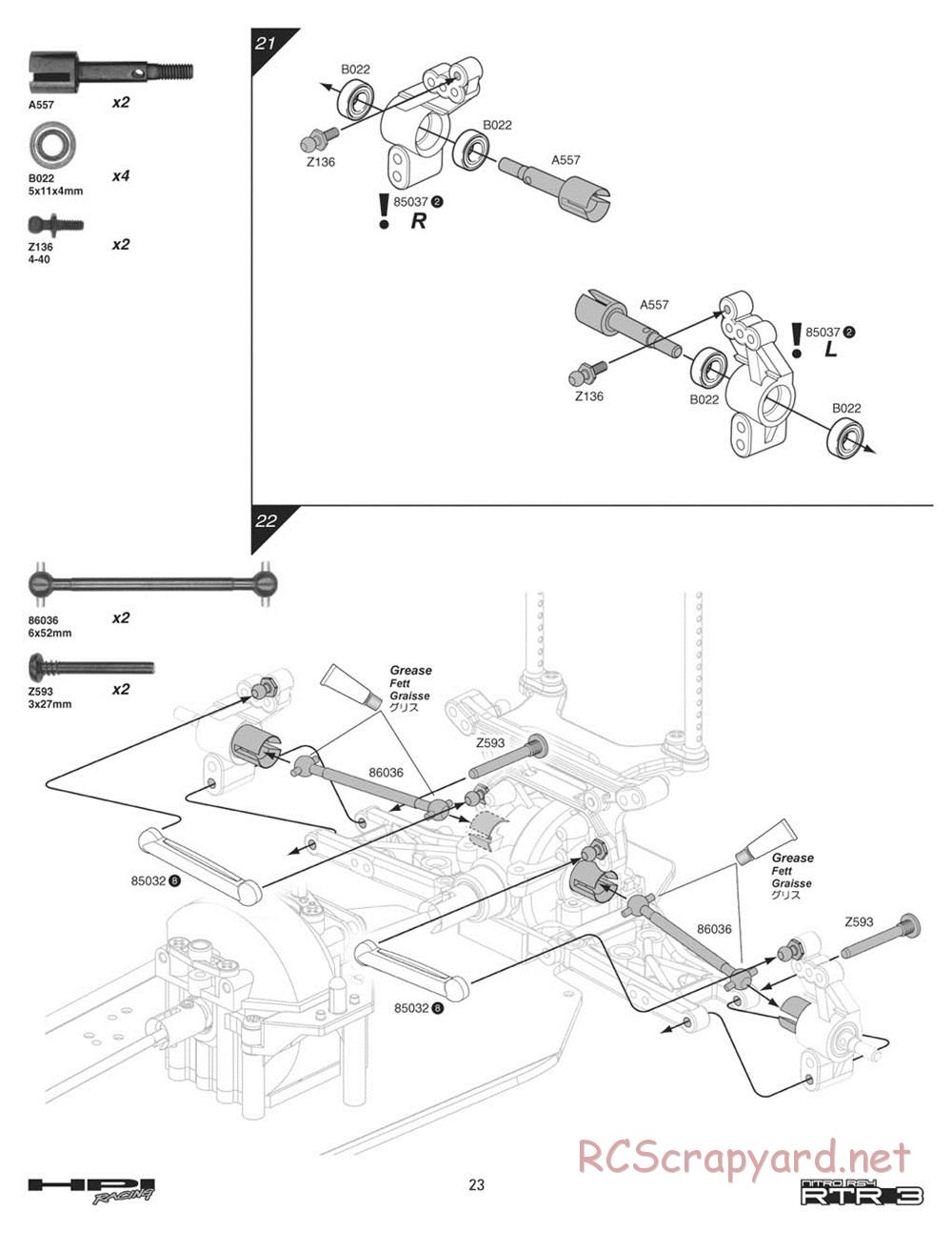 HPI - Nitro RS4 3 - Manual - Page 23