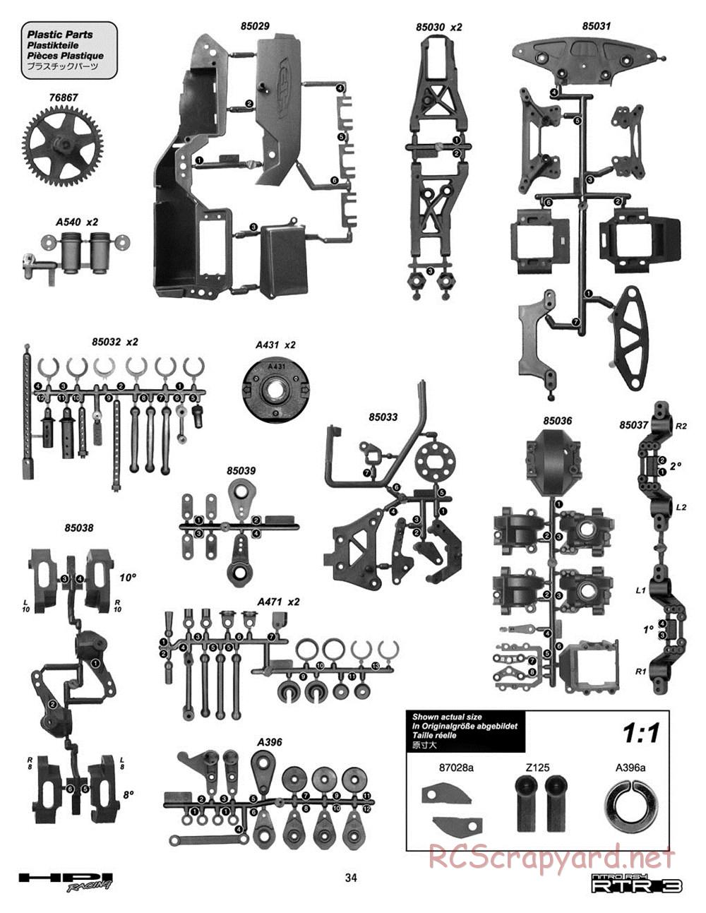 HPI - Nitro RS4 3 - Manual - Page 34