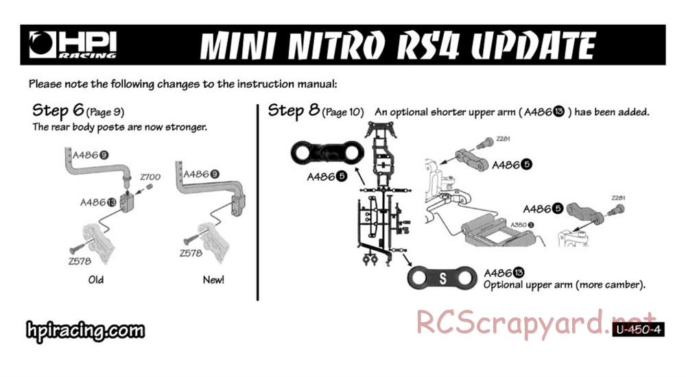 HPI - Nitro RS4 Mini - Manual - Page 21