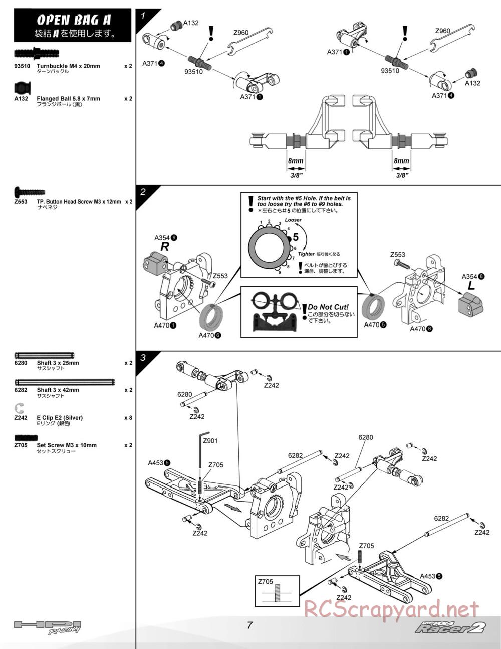 HPI - Nitro RS4 Racer 2 Chassis - Manual - Page 7