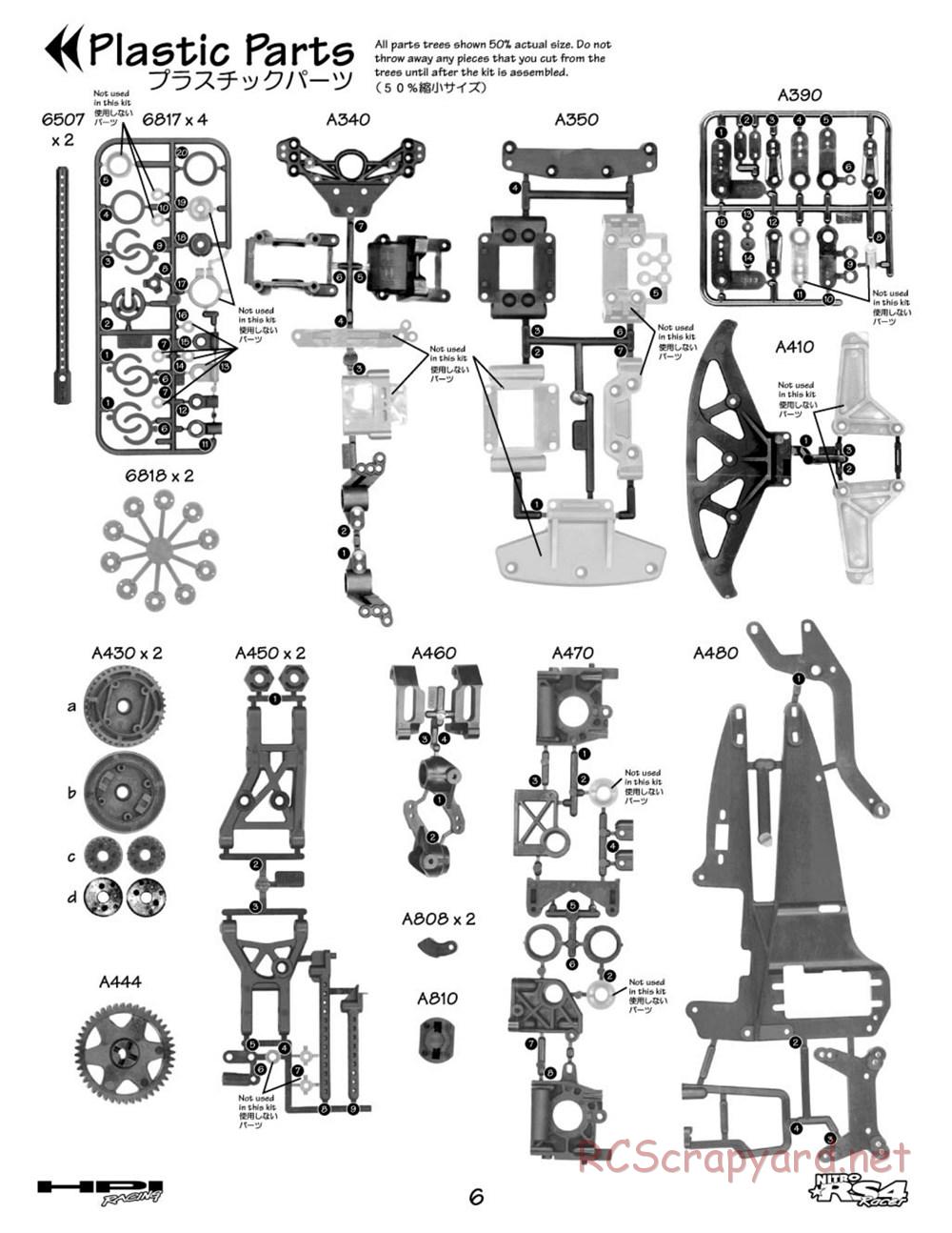 HPI - Nitro RS4 Racer Chassis - Manual - Page 6