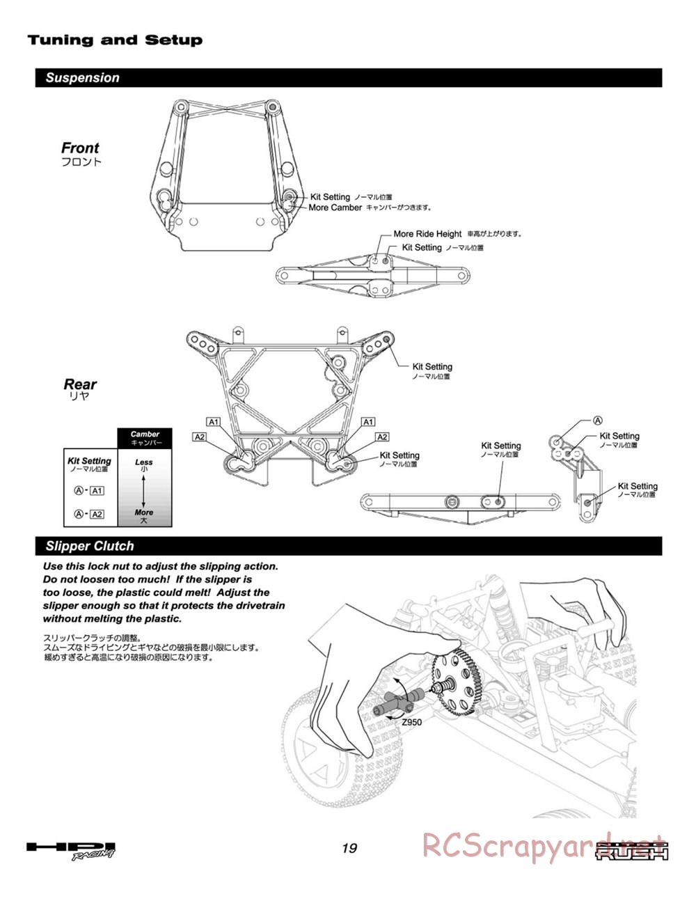 HPI - Nitro Rush - Manual - Page 18