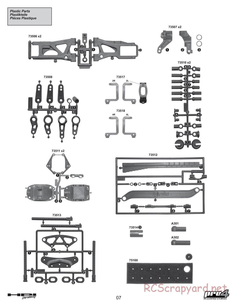 HPI - Pro4 Hara Edition - Manual - Page 7