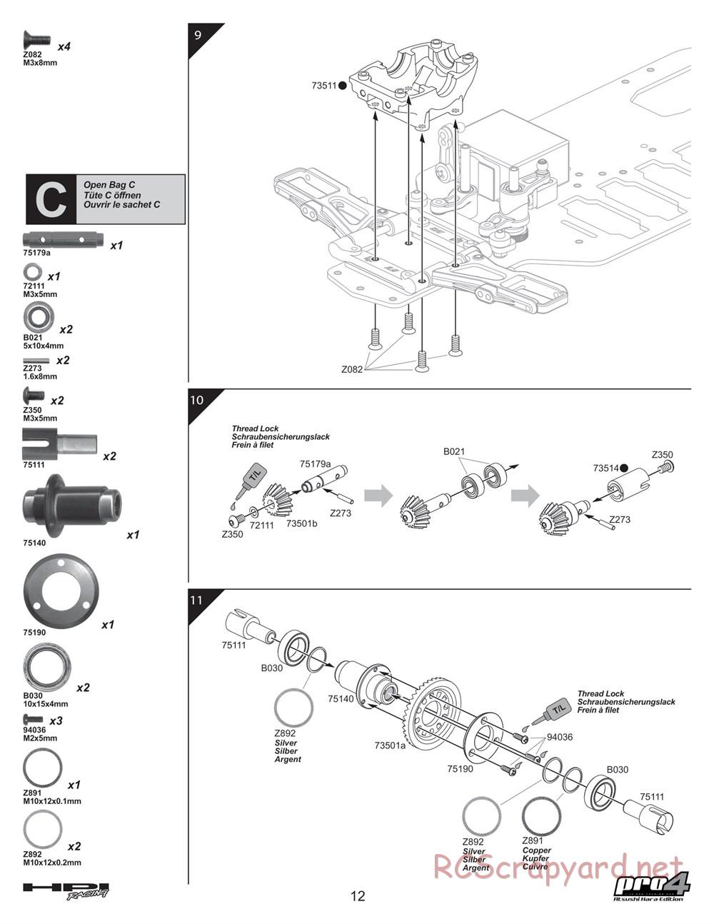 HPI - Pro4 Hara Edition - Manual - Page 12