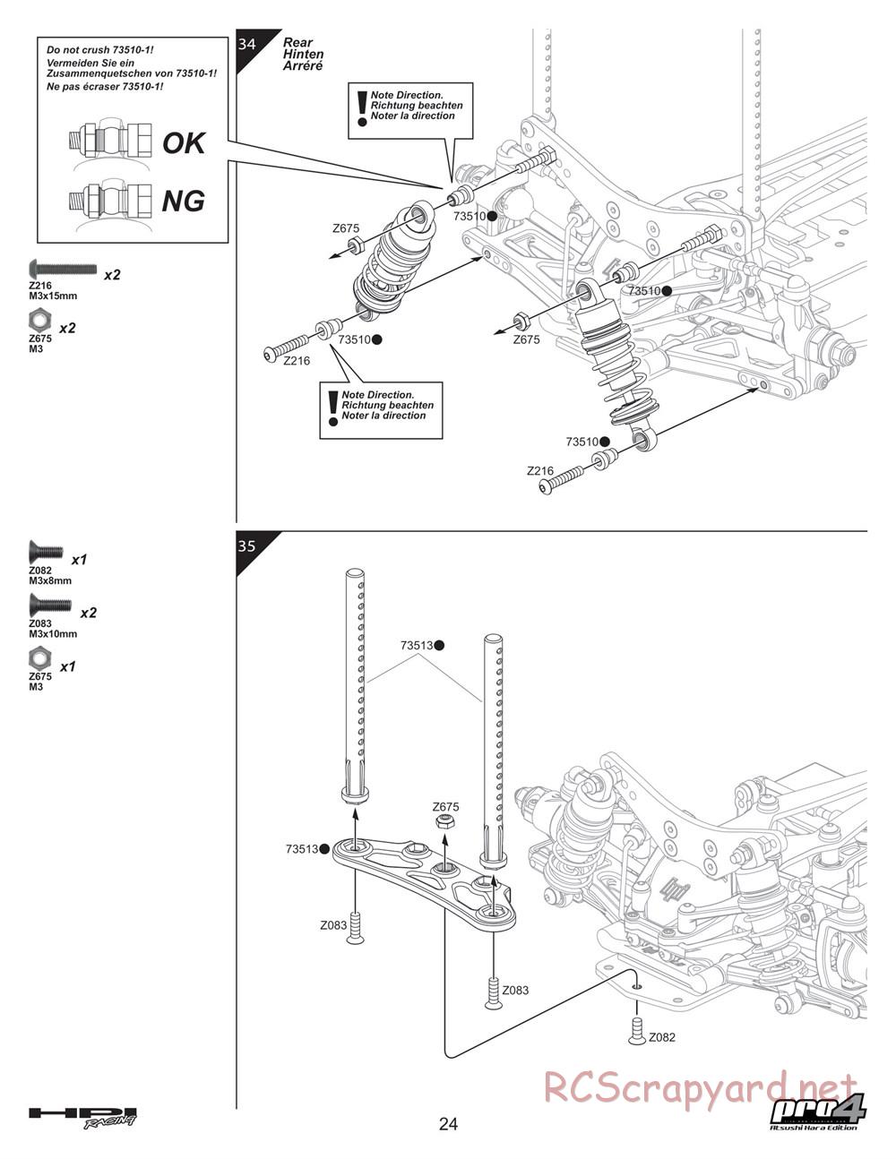 HPI - Pro4 Hara Edition - Manual - Page 24