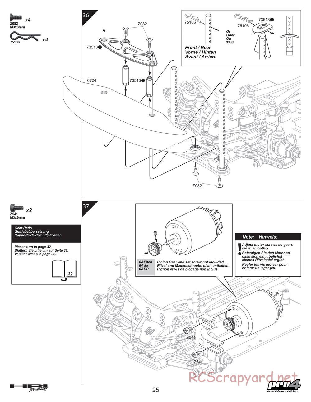 HPI - Pro4 Hara Edition - Manual - Page 25