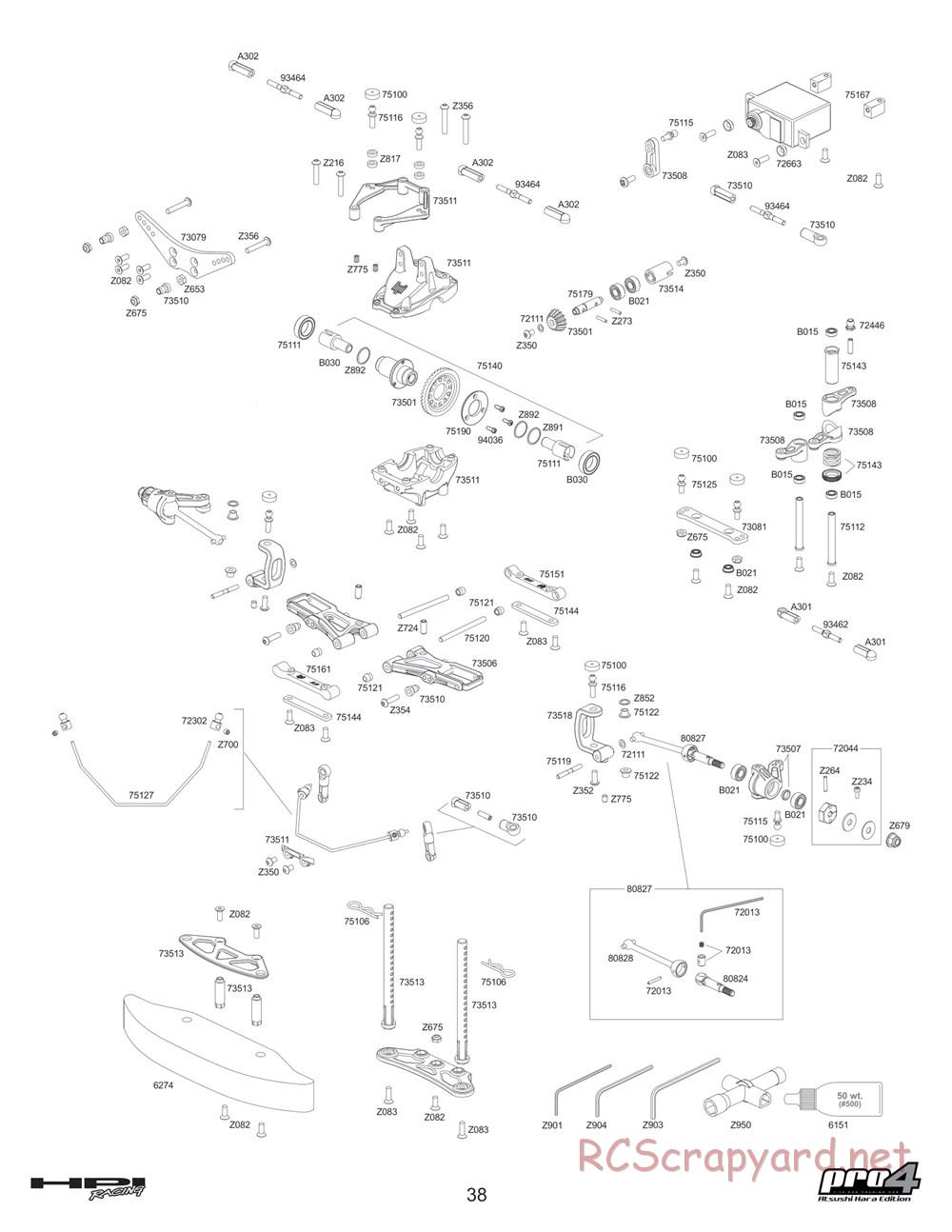 HPI - Pro4 Hara Edition - Manual - Page 38