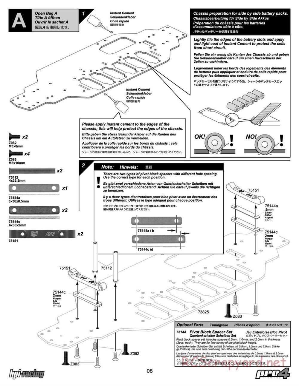 HPI - RS4 Pro4 - Manual - Page 8