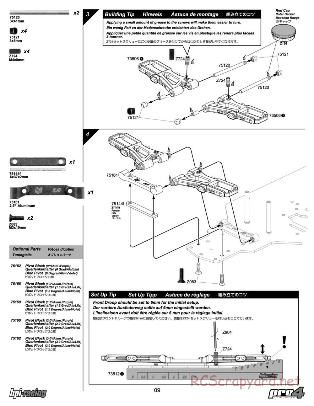 HPI - RS4 Pro4 - Manual - Page 9