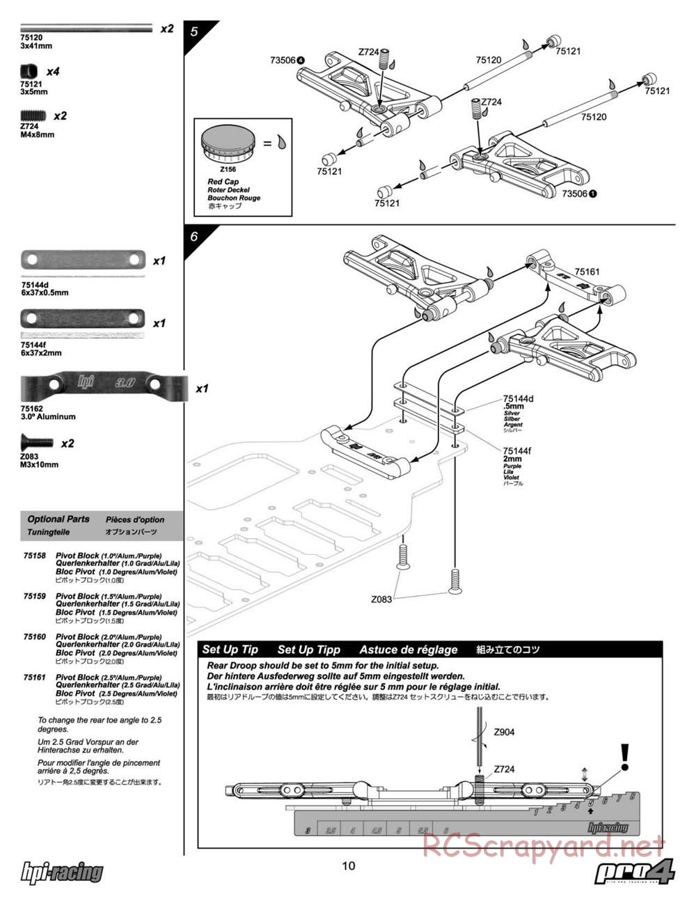 HPI - RS4 Pro4 - Manual - Page 10