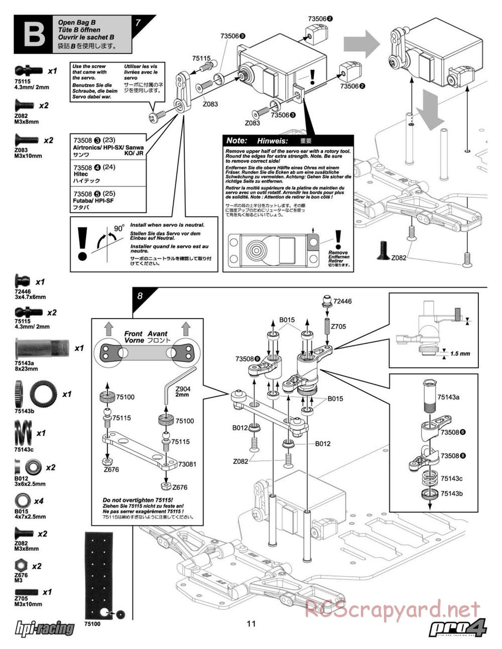 HPI - RS4 Pro4 - Manual - Page 11