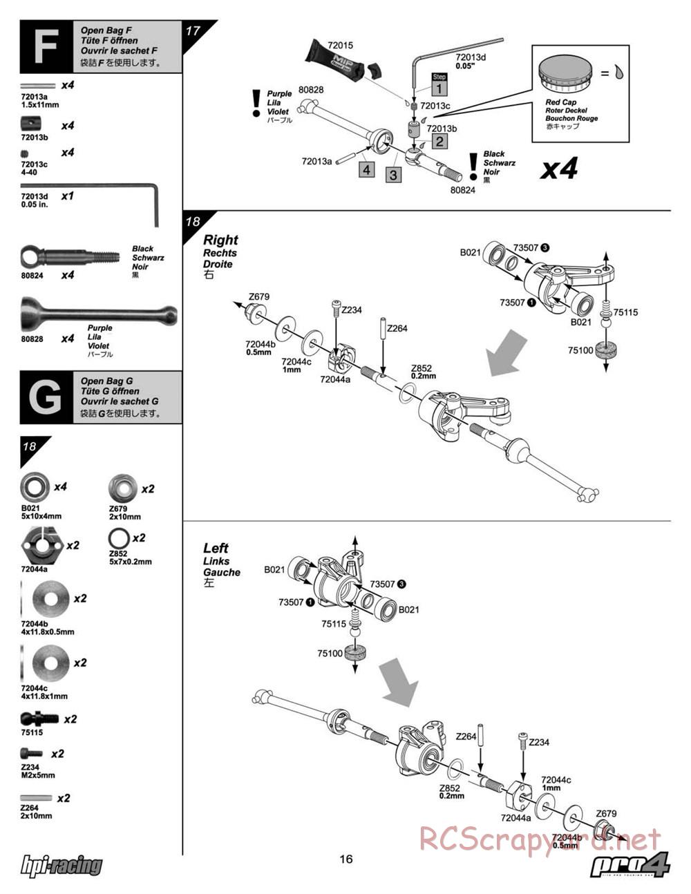 HPI - RS4 Pro4 - Manual - Page 16