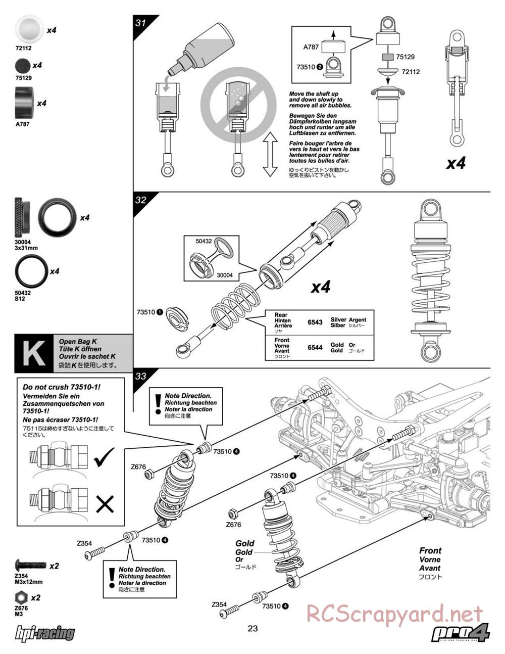 HPI - RS4 Pro4 - Manual - Page 23