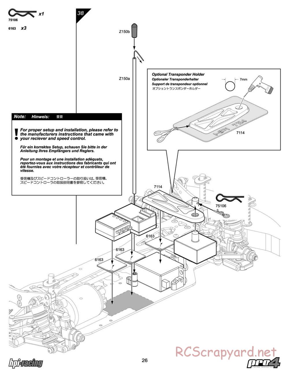 HPI - RS4 Pro4 - Manual - Page 26