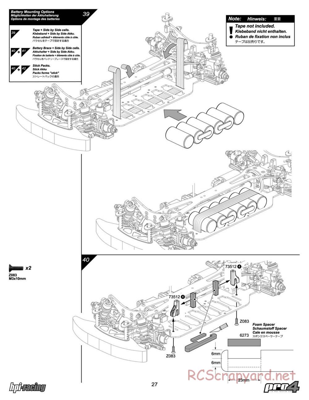 HPI - RS4 Pro4 - Manual - Page 27