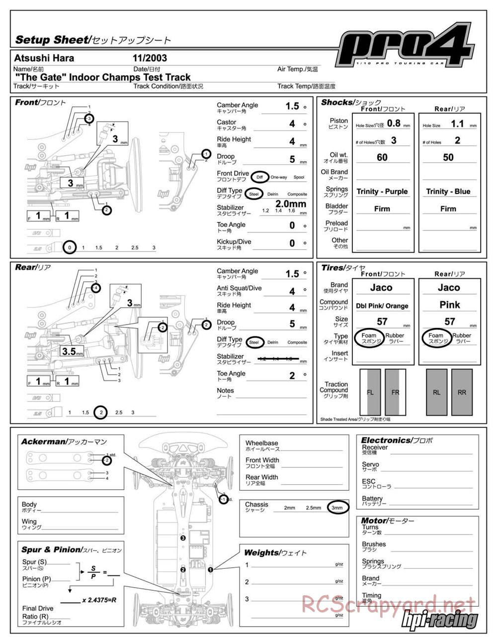 HPI - RS4 Pro4 - Exploded View - Page 42