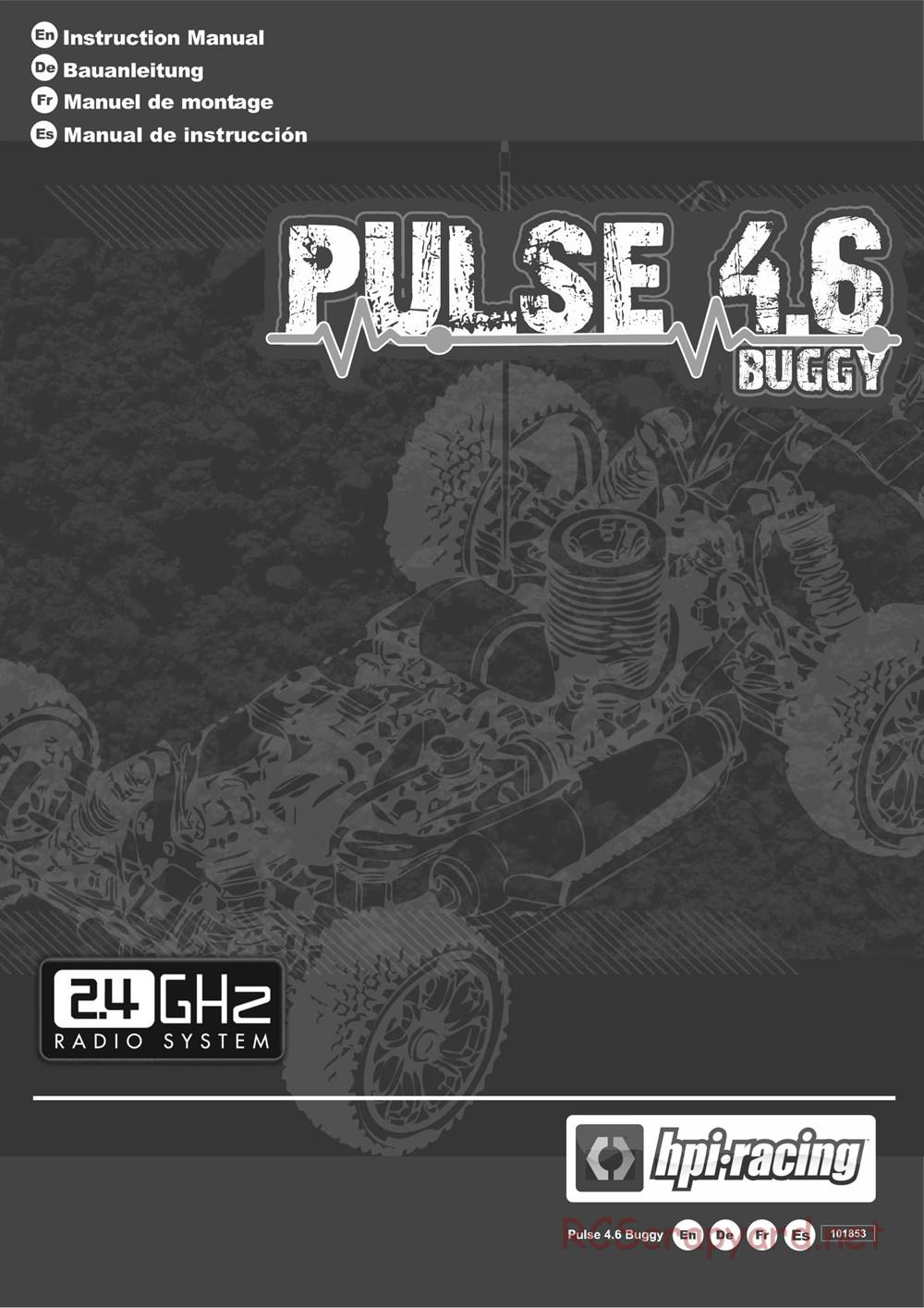 HPI - Pulse 4.6 Buggy - Manual - Page 1