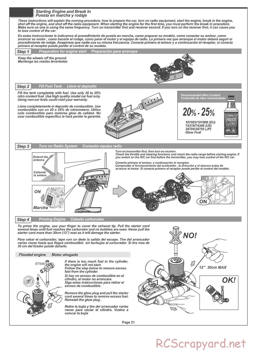 HPI - Pulse 4.6 Buggy - Manual - Page 21
