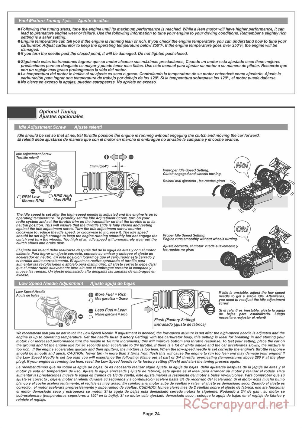 HPI - Pulse 4.6 Buggy - Manual - Page 24