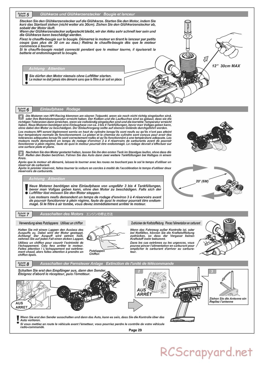 HPI - Pulse 4.6 Buggy - Manual - Page 29