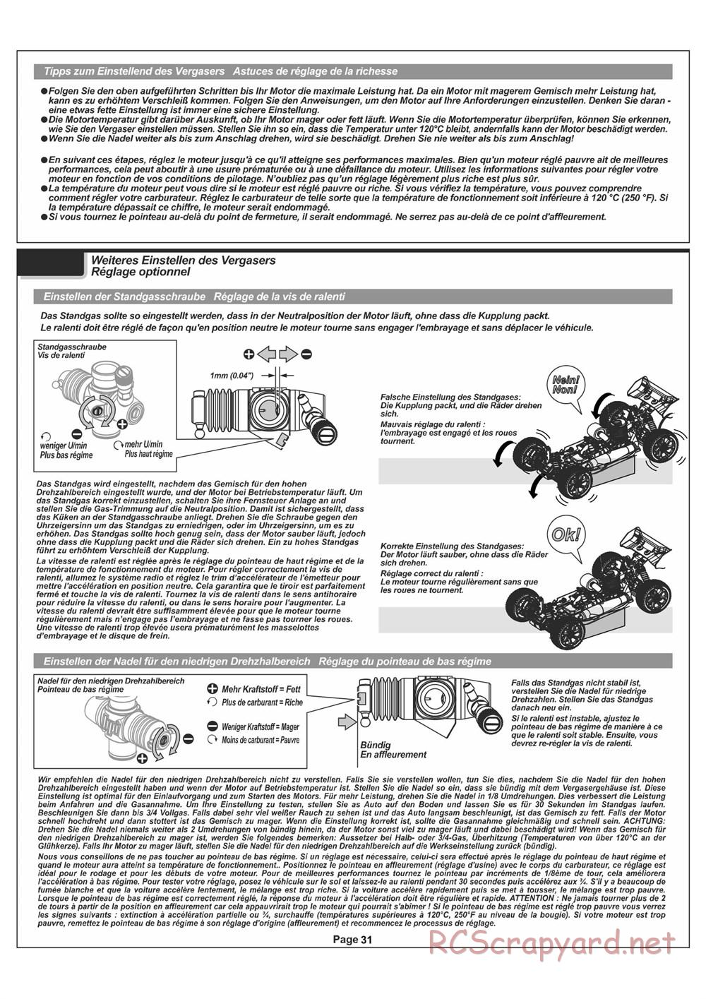 HPI - Pulse 4.6 Buggy - Manual - Page 31
