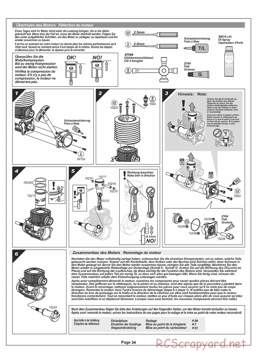 HPI - Pulse 4.6 Buggy - Manual - Page 34