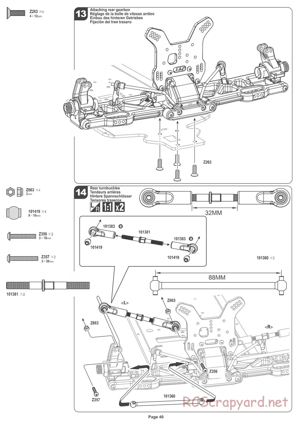 HPI - Pulse 4.6 Buggy - Manual - Page 40