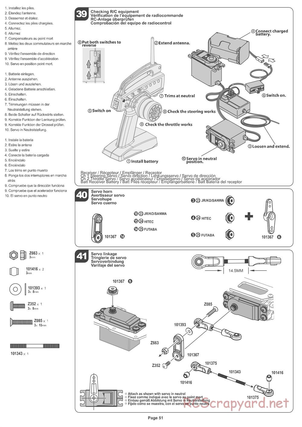 HPI - Pulse 4.6 Buggy - Manual - Page 51