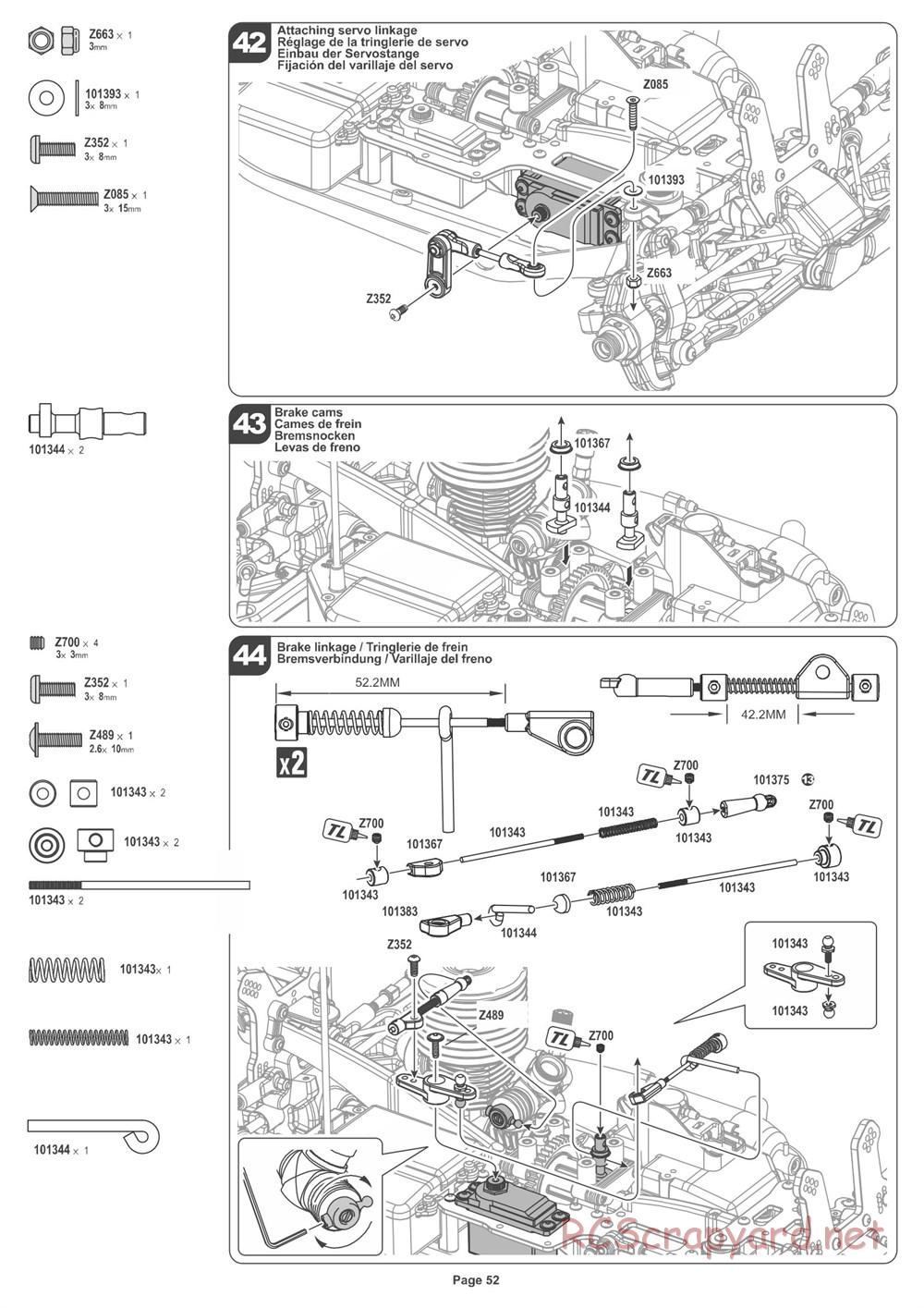 HPI - Pulse 4.6 Buggy - Manual - Page 52