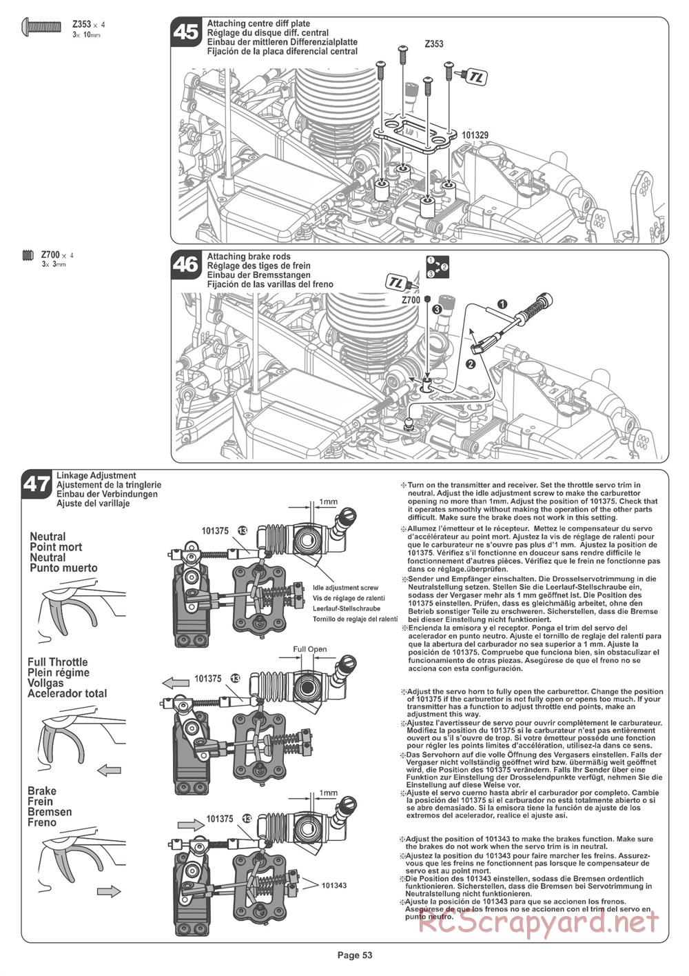 HPI - Pulse 4.6 Buggy - Manual - Page 53