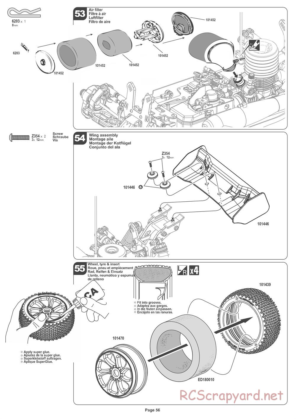 HPI - Pulse 4.6 Buggy - Manual - Page 56