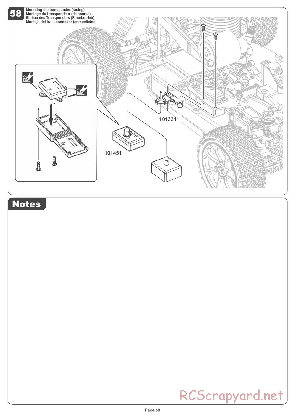 HPI - Pulse 4.6 Buggy - Manual - Page 58