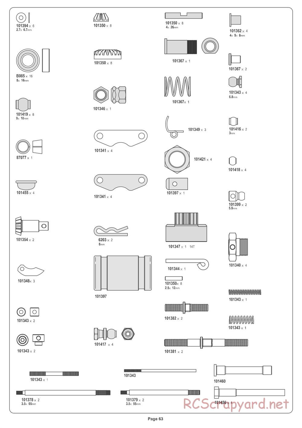 HPI - Pulse 4.6 Buggy - Manual - Page 63