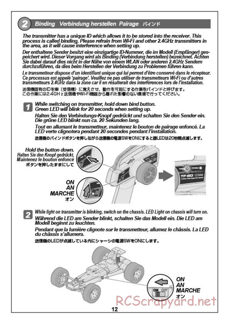 HPI - Formula Q32 - Manual - Page 12