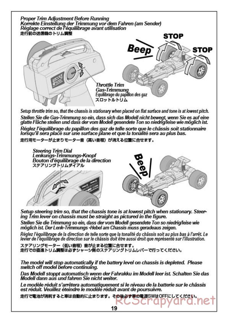 HPI - Formula Q32 - Manual - Page 19